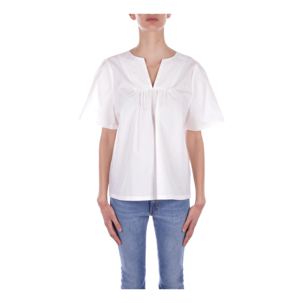 Woolrich blouses Cfwwsi0174Frut3027 White Dames