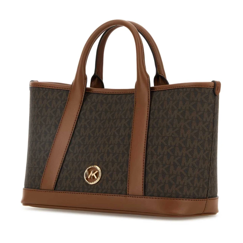 Michael Kors Luisa Canvas Shopping Bag Brown Dames