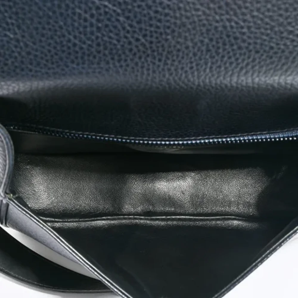 Celine Vintage Pre-owned Leather celine-bags Blue Dames