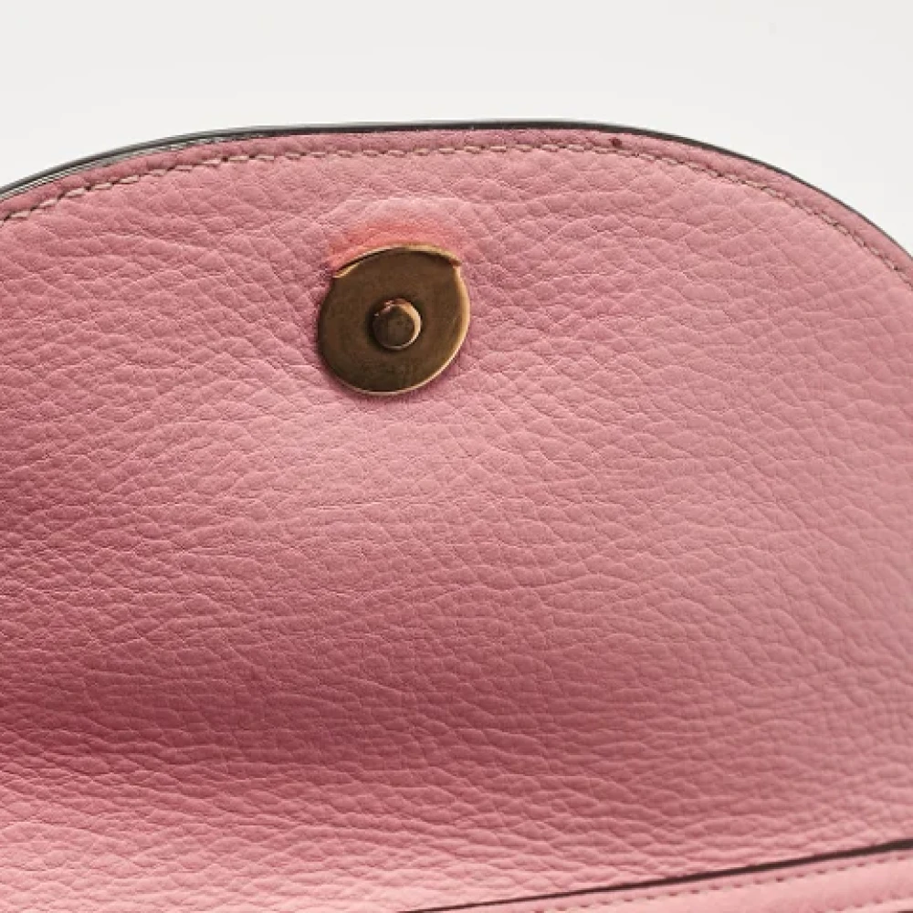 Chloé Pre-owned Leather crossbody-bags Pink Dames