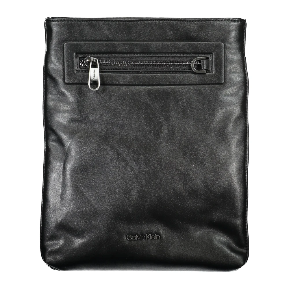 Calvin Klein Men's Black Shoulder Bag With Adjustable Strap