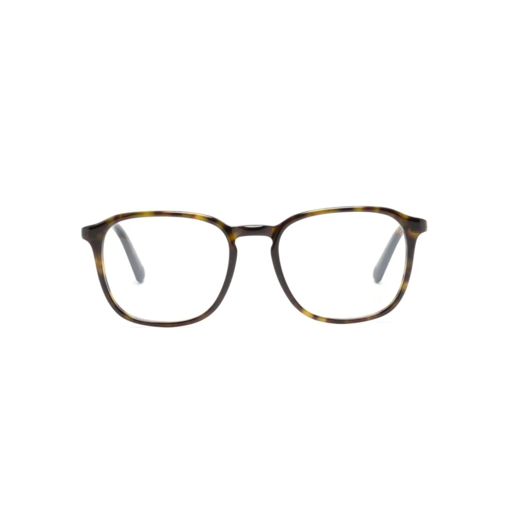 Moncler Bruin Havana Optische Brillen Brown Heren