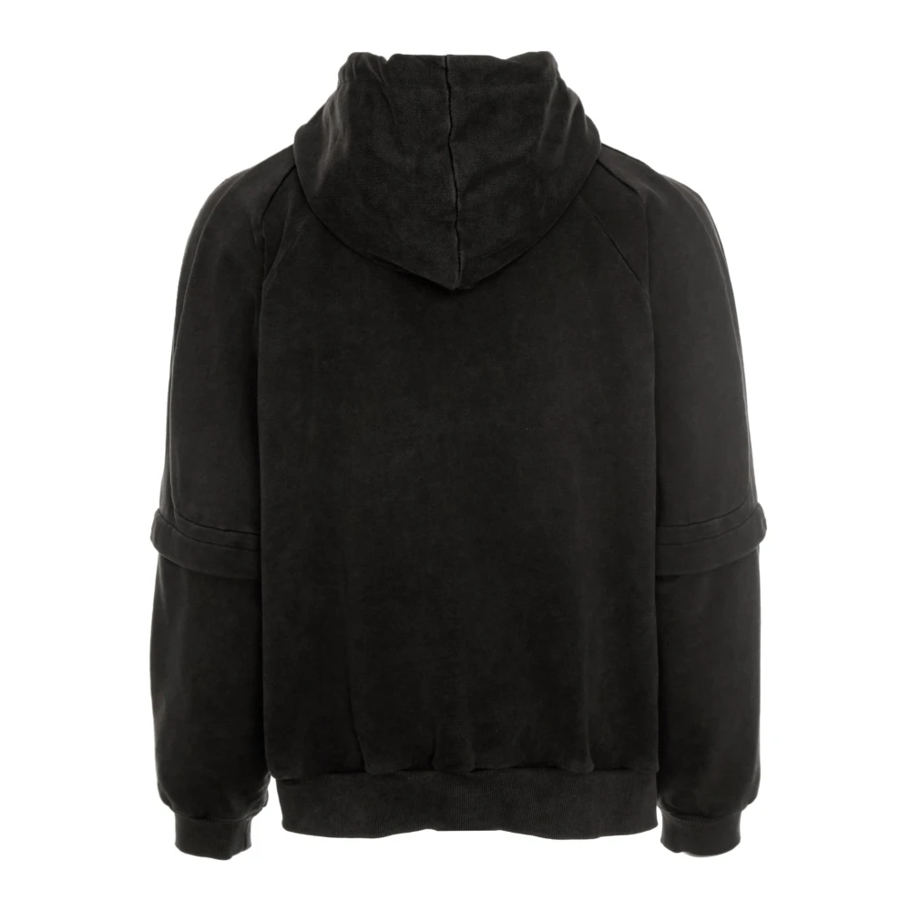Daily Paper Gewassen Hooded Rits Jas Gray Heren