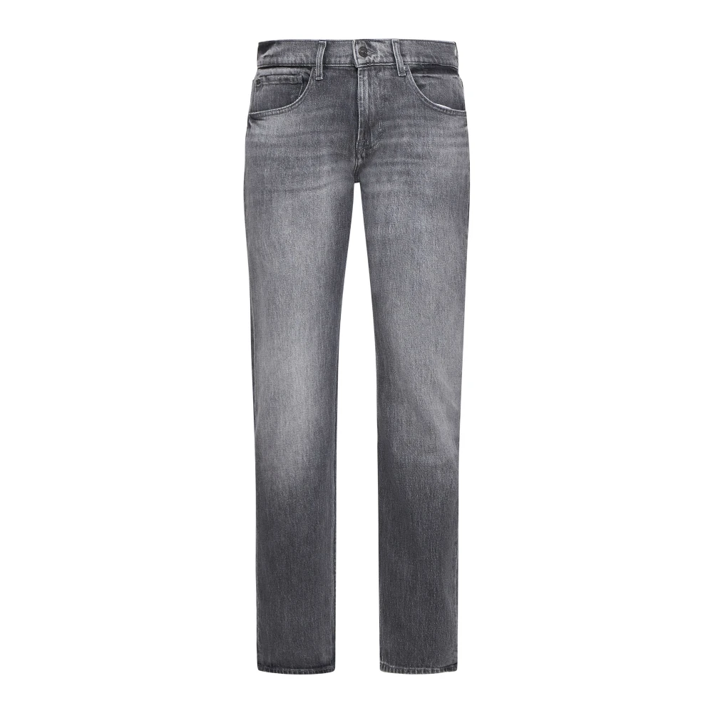 7 For All Mankind Grijze Denim Jeans Gray Heren