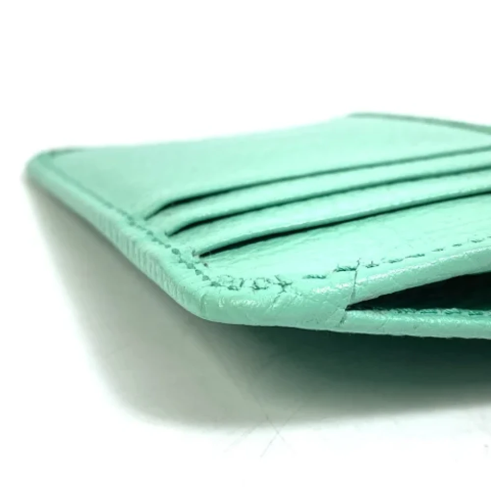 Gucci Vintage Pre-owned Leather wallets Green Dames