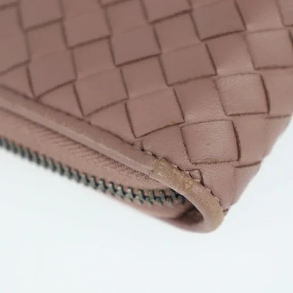 Bottega Veneta Vintage Pre-owned Leather wallets Brown Dames