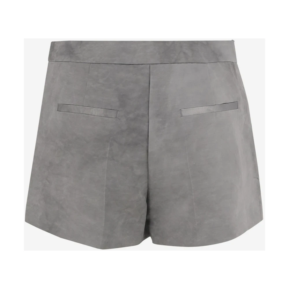 pinko Visocsa Blend Korte Broek Grijs Gray Dames