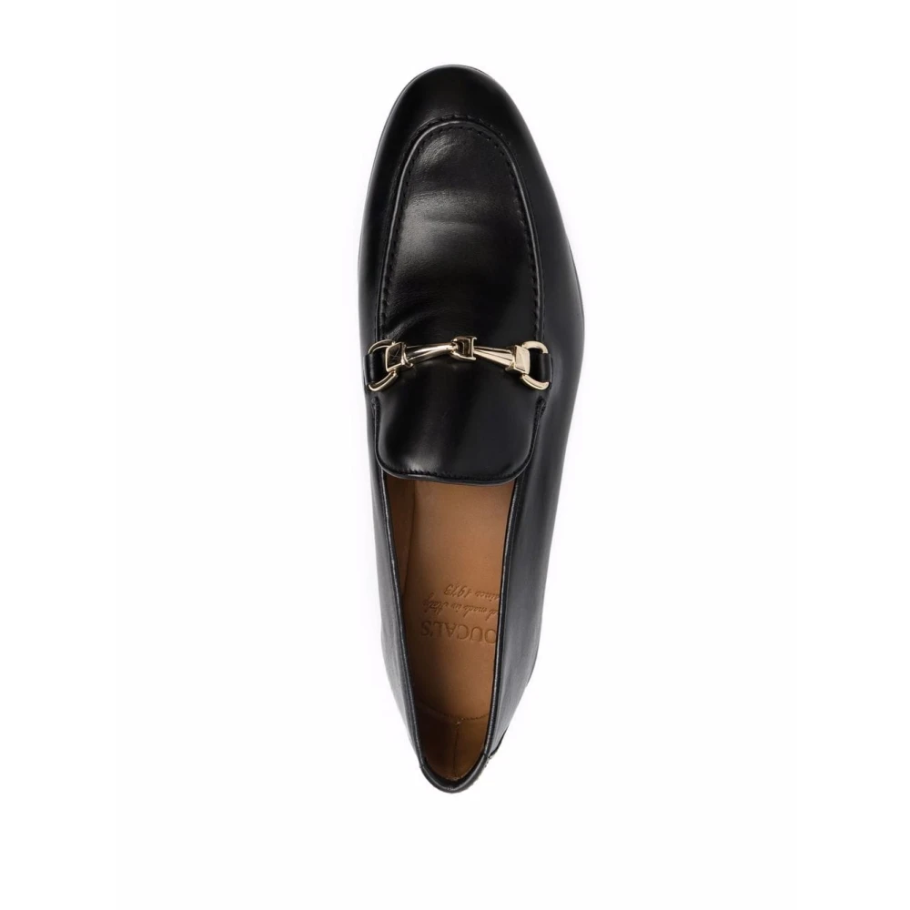 Doucal's Zwarte Calzature Loafers voor Heren Black Heren