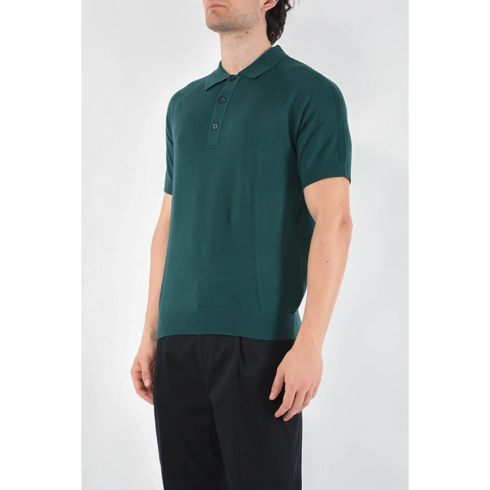 Paolo Pecora Polo Shirts Green Heren