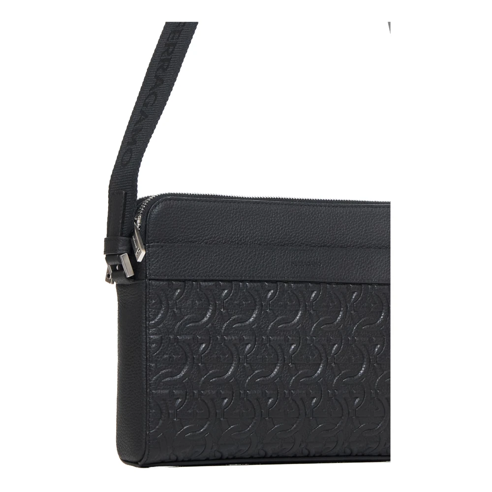 Salvatore Ferragamo Stijlvolle Tassen Collectie Black Heren