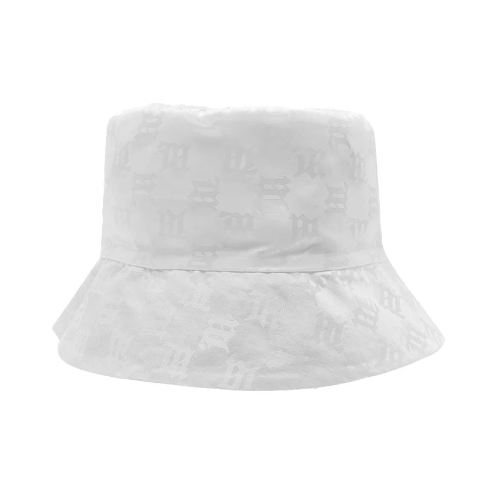 Misbhv Monogram Nylon Bucket Hat White Unisex