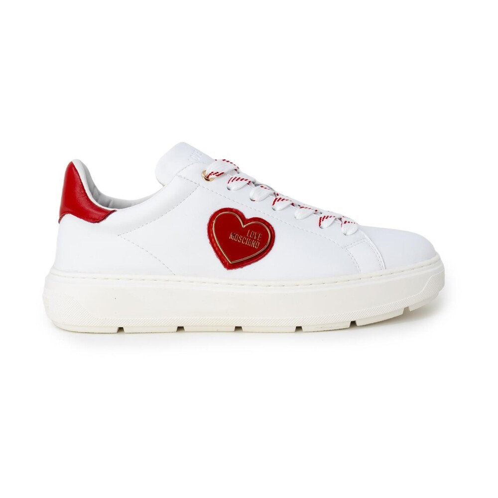 Moschino clearance red sneakers