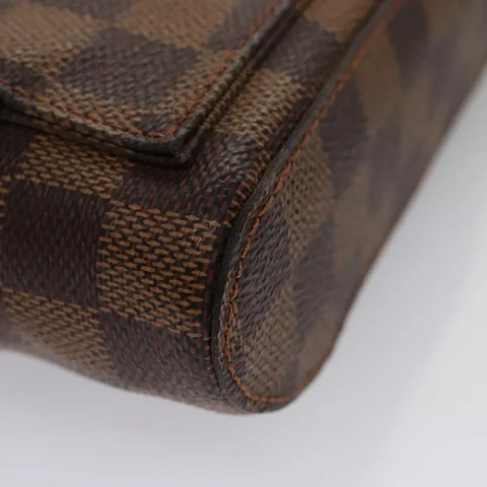 Louis Vuitton Vintage Pre-owned Canvas shoulder-bags Brown Dames
