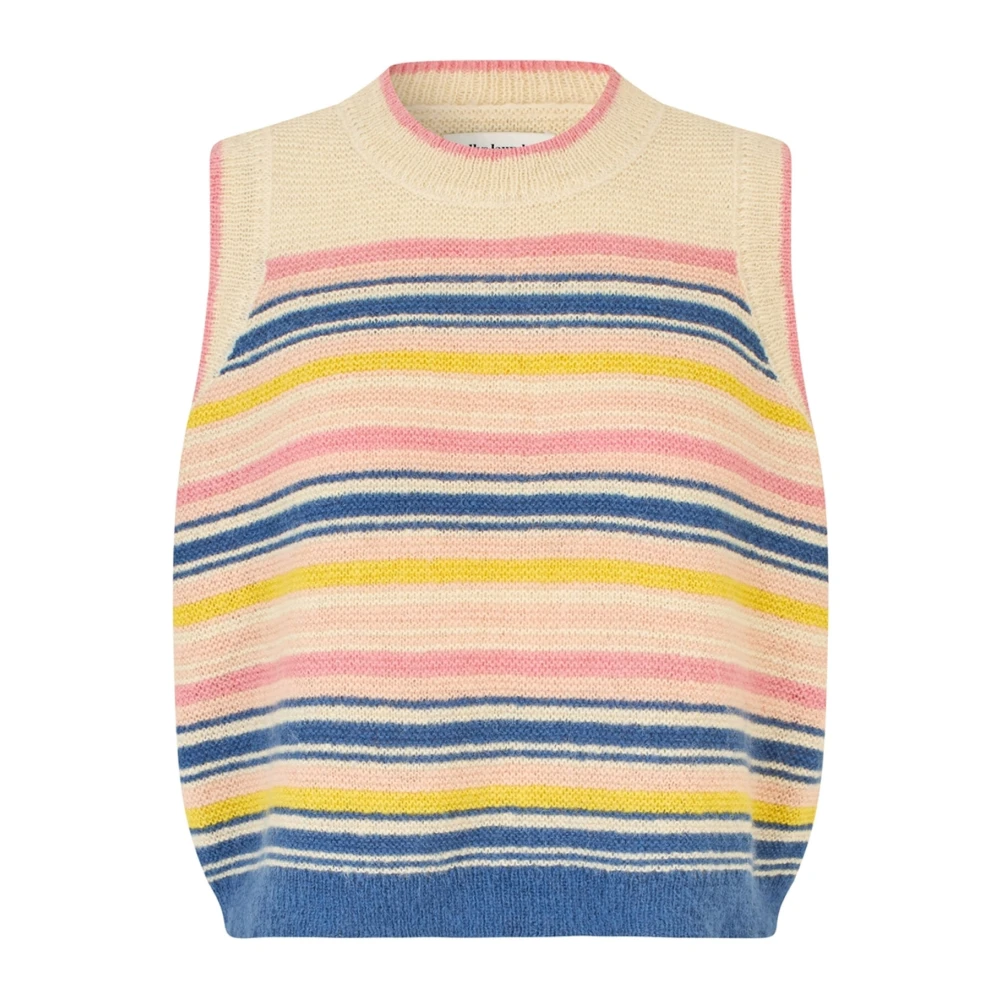 Lollys Laundry Kleurrijke Chicagoll Gebreid Vest Multicolor Dames