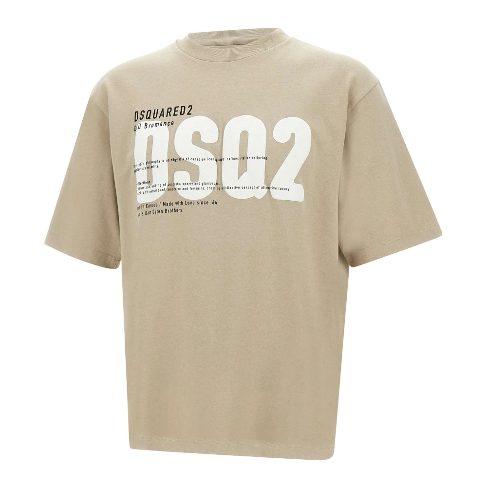 Dsquared2 Beige Stijlvolle Modieuze Shirt Beige Heren