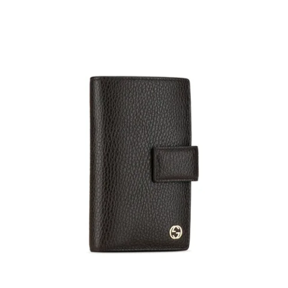 Gucci Vintage Pre-owned Leather wallets Brown Dames