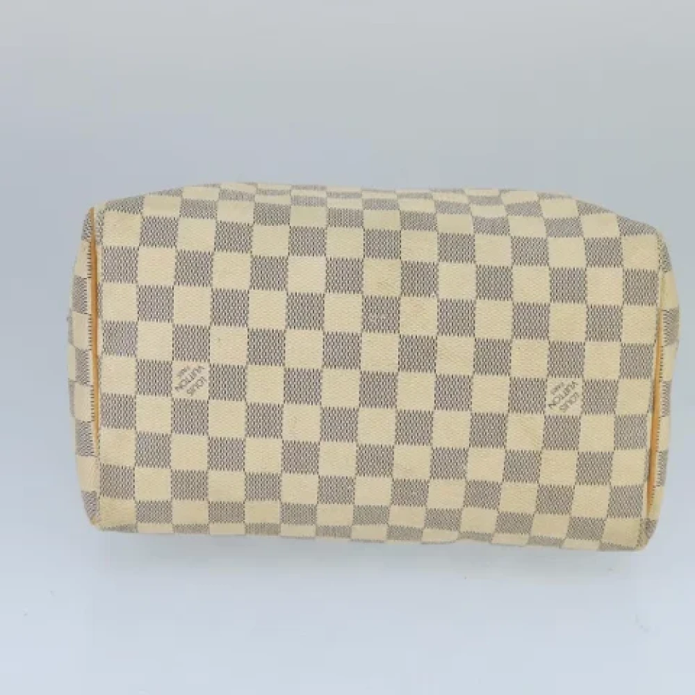 Louis Vuitton Vintage Pre-owned Canvas handbags White Dames