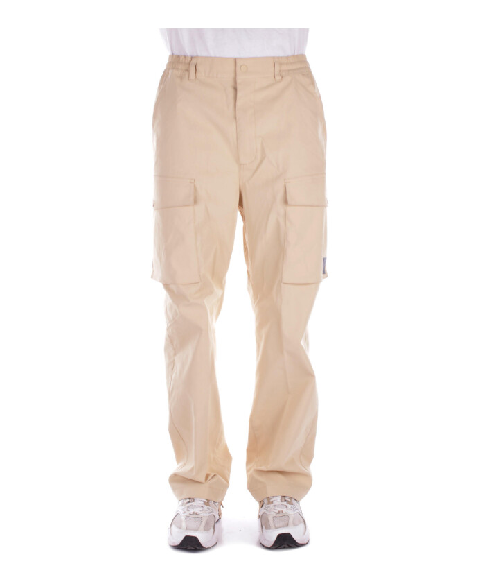 pantalon-jaune-avec-logo