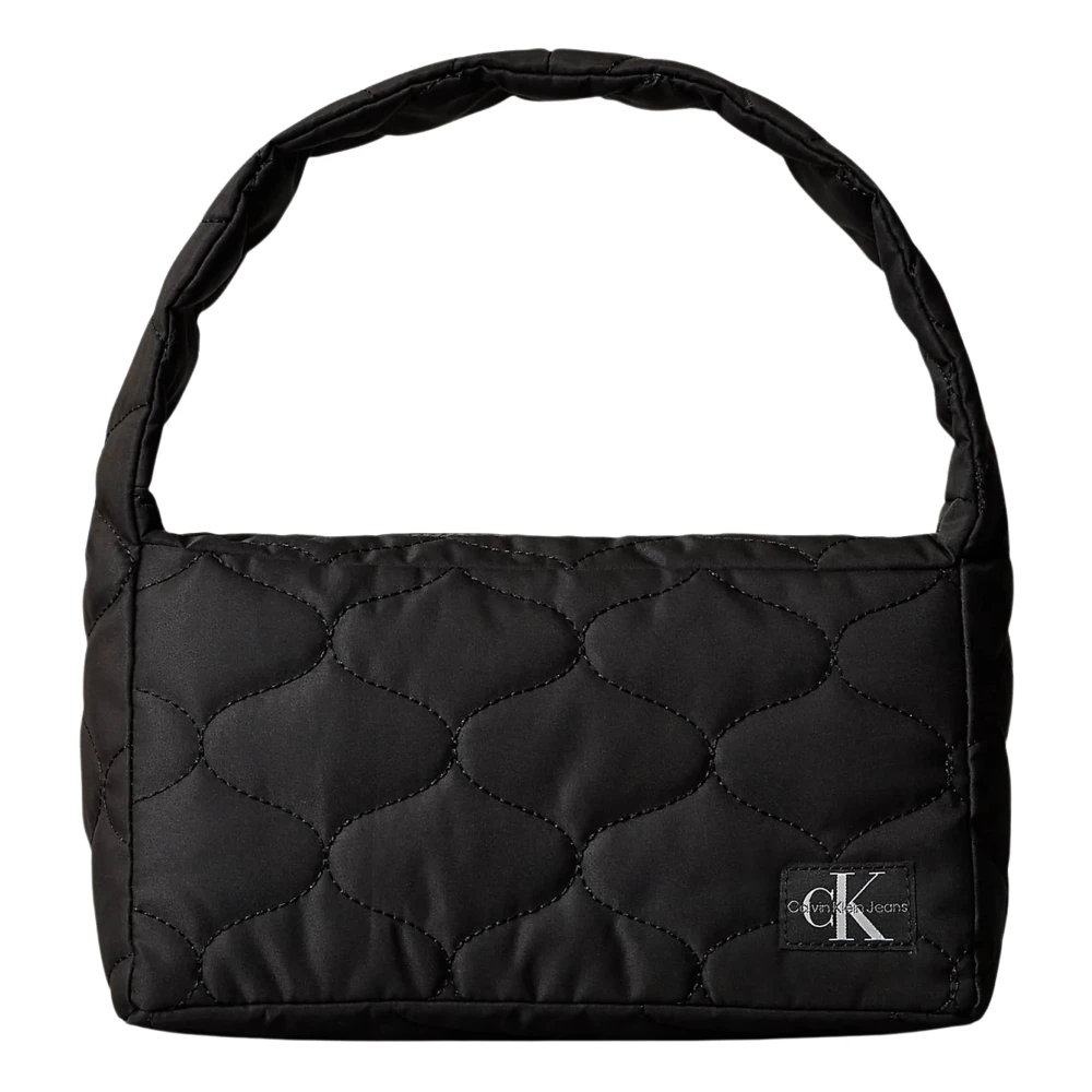 Calvin Klein Women's Black Quilted Shoulder Bag