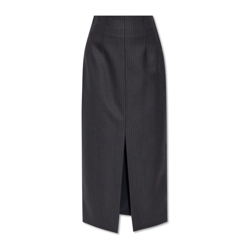 Alexander mcqueen Rok met gestreept patroon Gray Dames