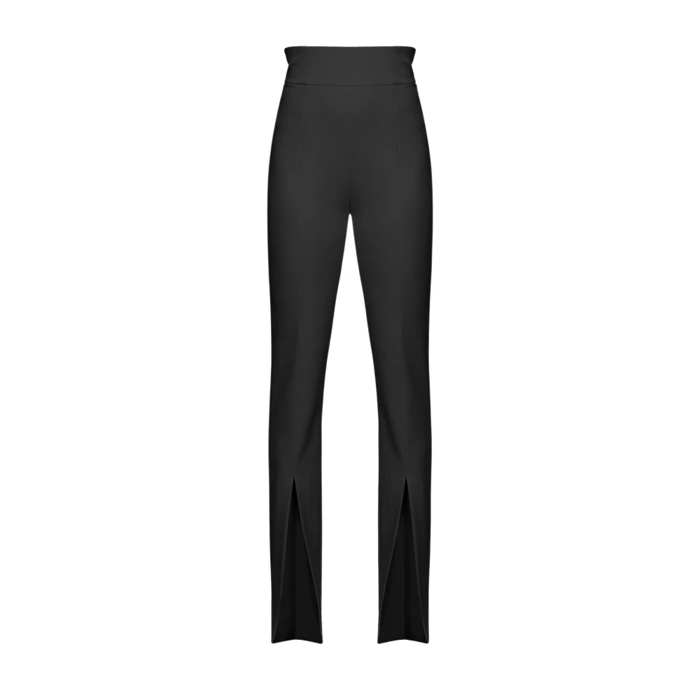Pinko Vrouw Zwart Stretch Crepe Broek