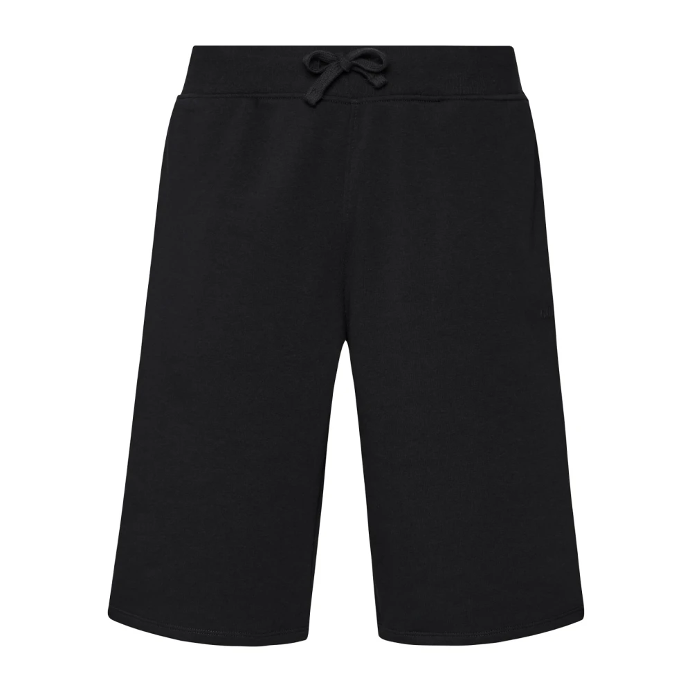 Guess Zwarte Logo Bermuda Shorts Black Heren