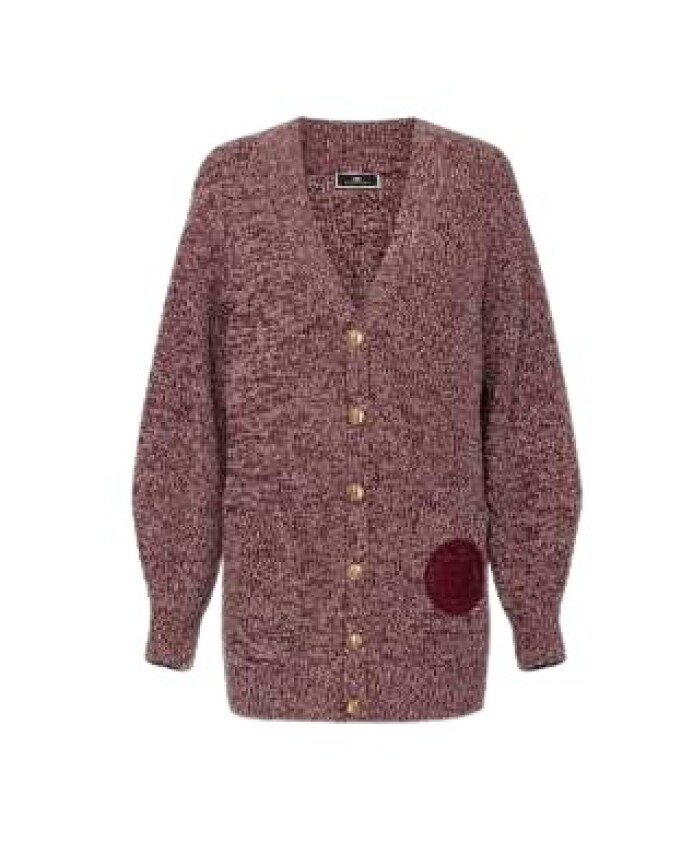 bordeaux-cream-mottled-cardigan