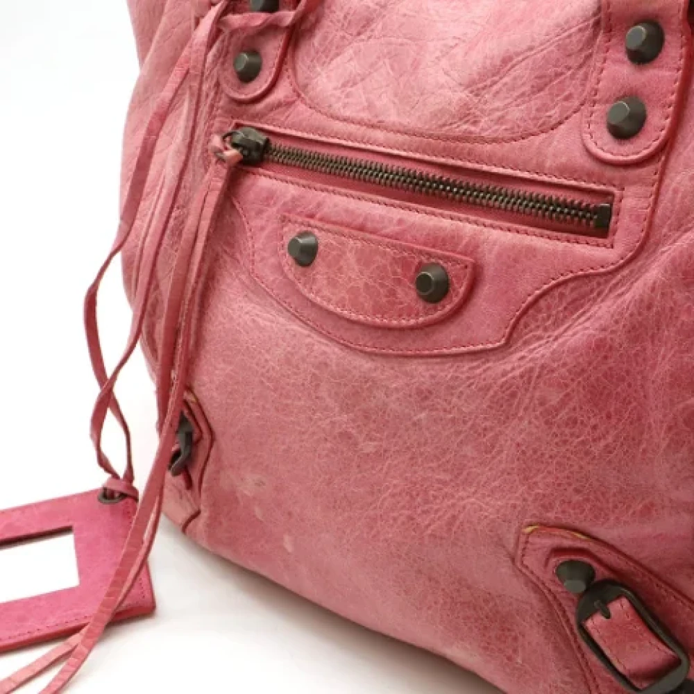Balenciaga Vintage Pre-owned Leather balenciaga-bags Pink Dames