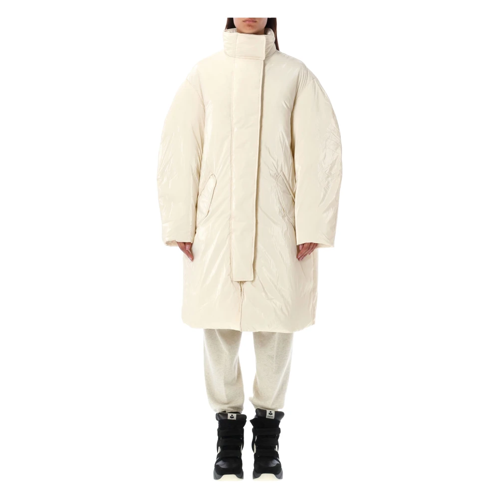 Isabel Marant Étoile Debby Parka Stijlvolle en warme buitenkleding Beige Dames