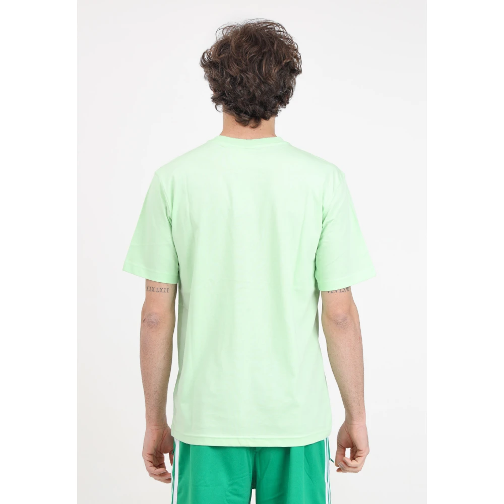 adidas Originals Groen en wit Adicolor Trefoil T-shirt Green Heren