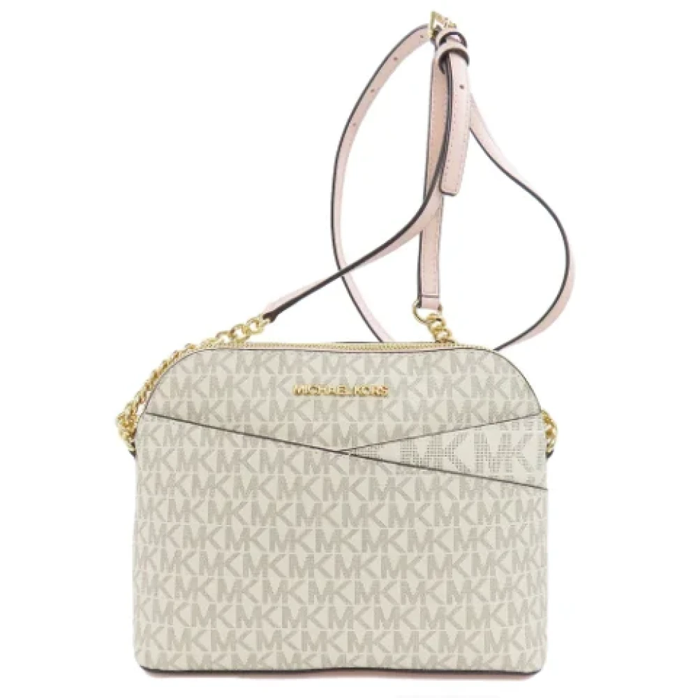 Michael Kors Pre-owned Plastic shoulder-bags White Dames