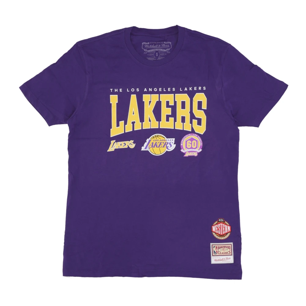 Mitchell & Ness NBA HWC Champ Stack Tee Purple Heren