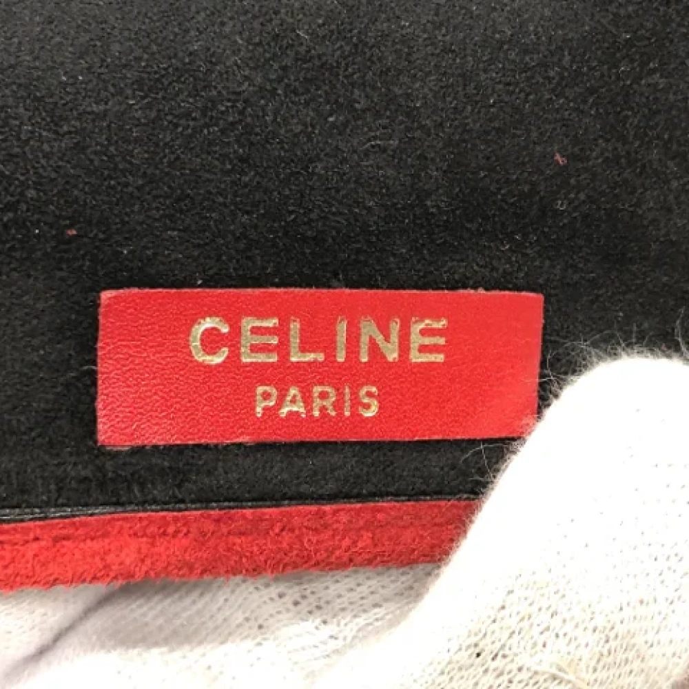 Celine Vintage Pre-owned Leather home-office Red Dames