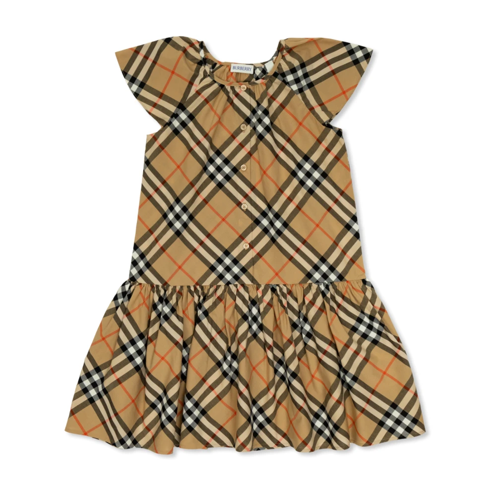 Dress with check pattern - Burberry - Modalova