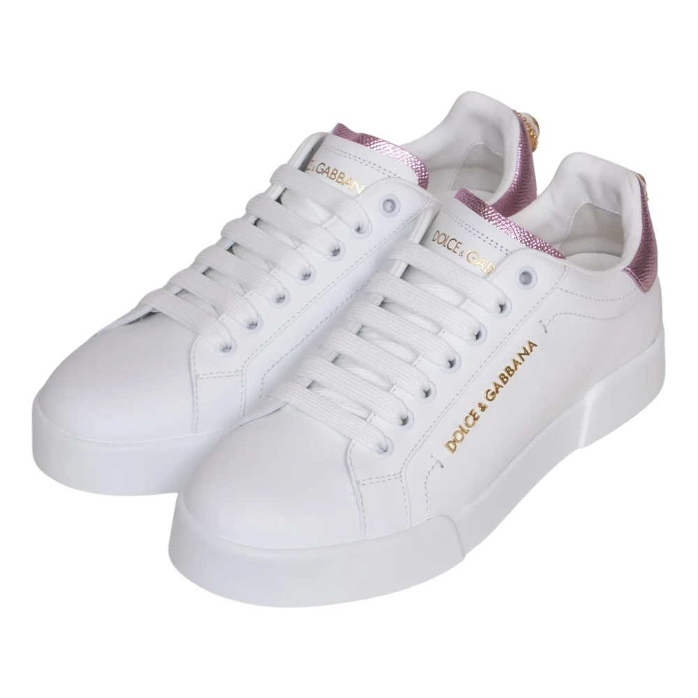 Dolce & Gabbana Portofino Sneaker Dames Schoenen Roze
