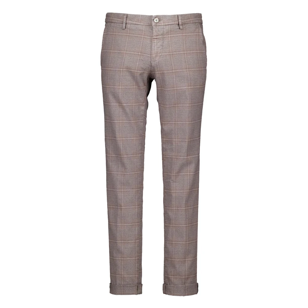 Mason's Ruit Mbe406 596 Broek Gray Heren
