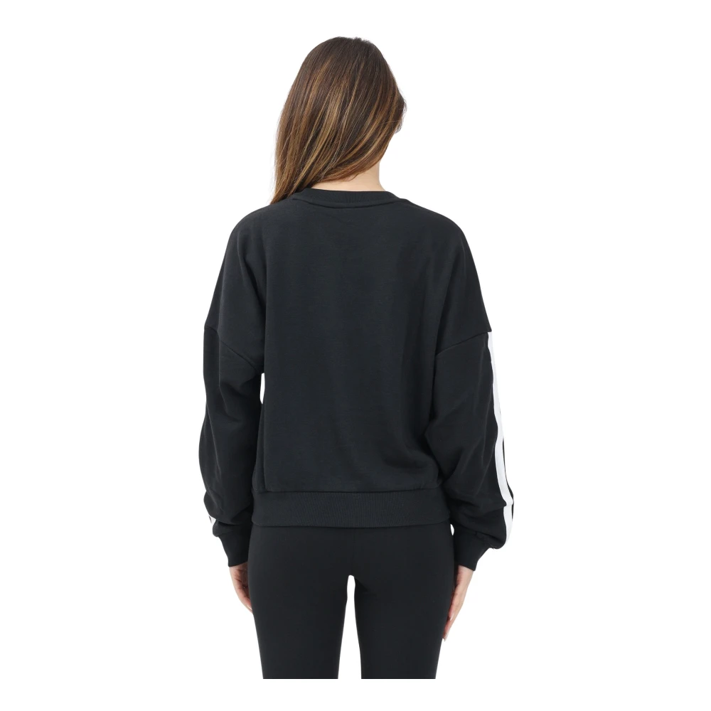 Adidas Zwarte Sweater Essentials 3-Stripes French Terry Black Dames