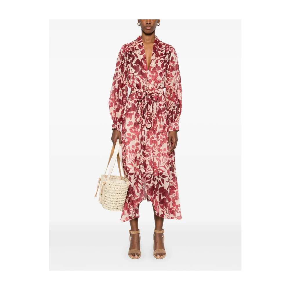 Forte Elegante Midi Jurken Collectie Multicolor Dames