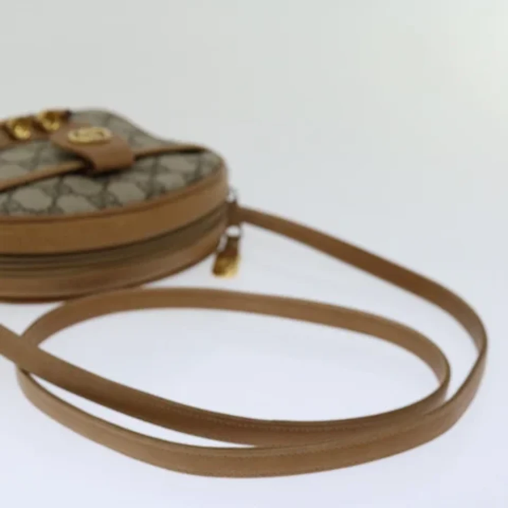 Gucci Vintage Pre-owned Leather gucci-bags Beige Dames