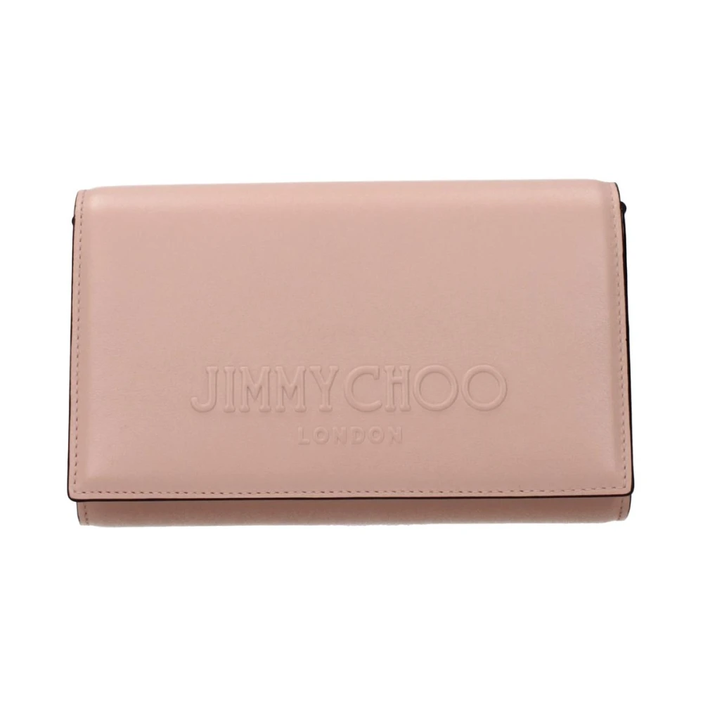 Jimmy Choo Donna Rosa Pochette In Pelle Con Tracolla A Catena