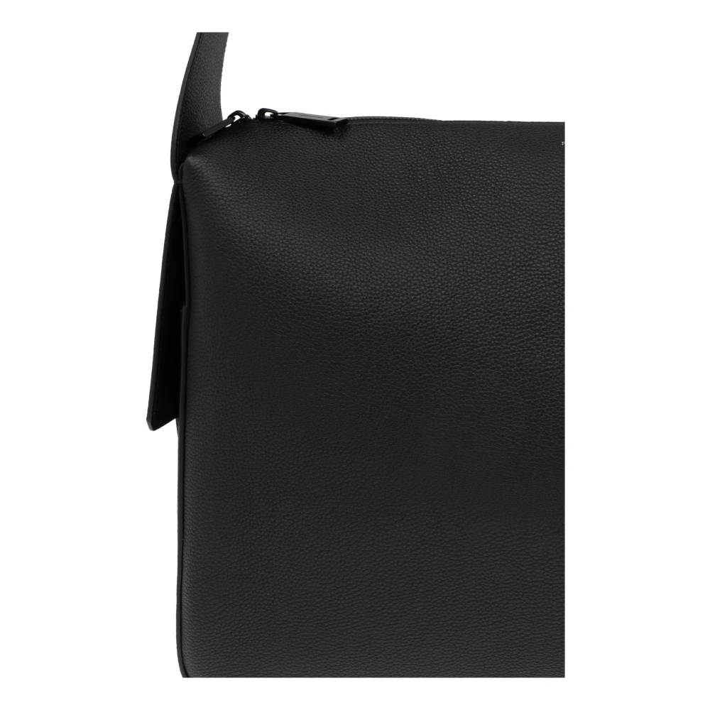 Salvatore Ferragamo Schoudertas Twins Black Heren