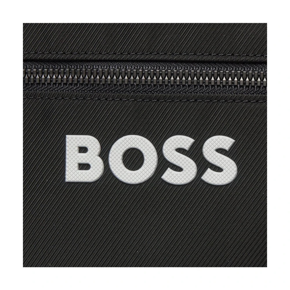Hugo Boss Zwarte Schoudertas Catch 3.0 Black Heren