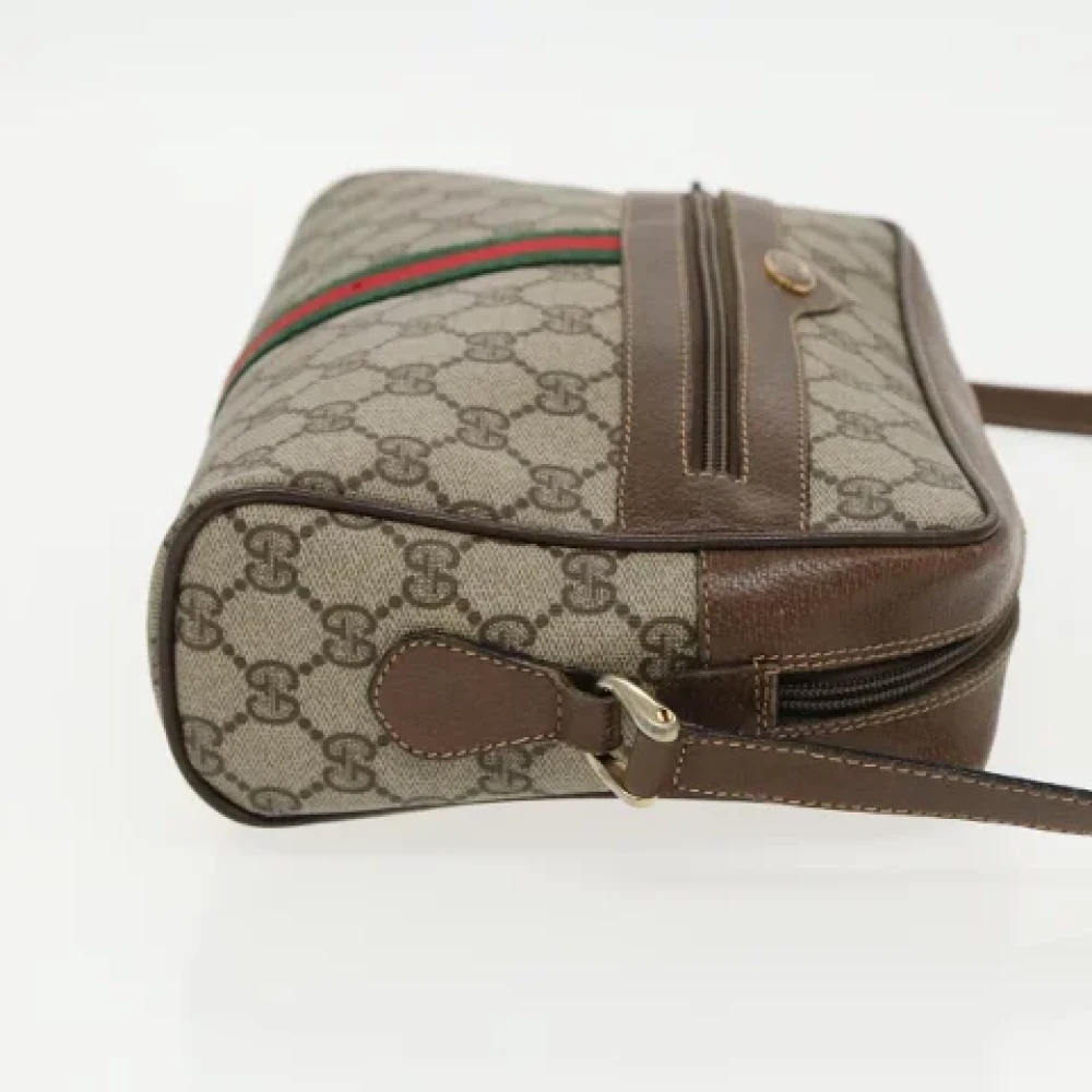 Gucci Vintage Pre-owned Leather gucci-bags Beige Dames