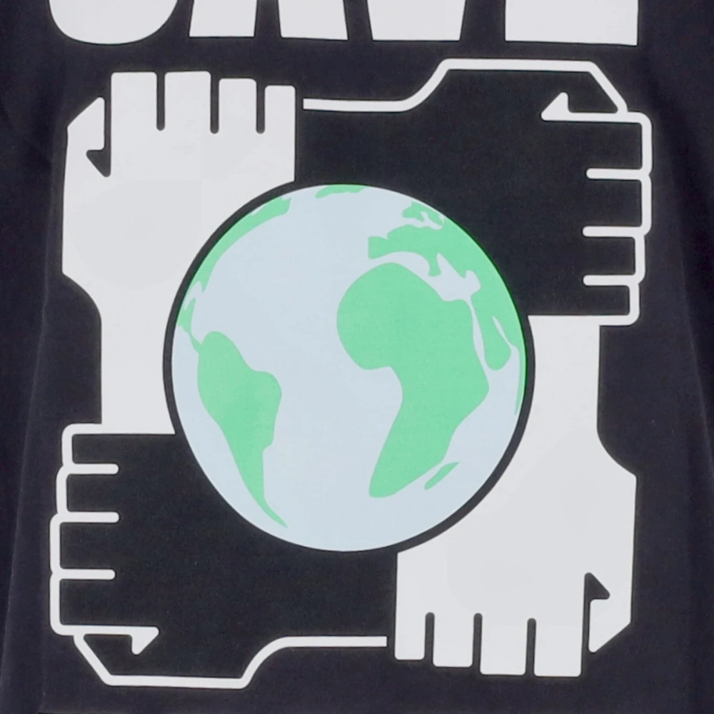 Obey Eco Tee Zwart Crew Neck T-Shirt Black Heren