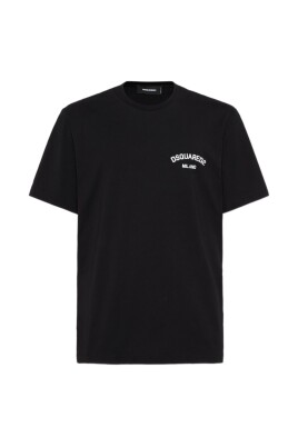 t-shirt-noir-avec-logo-imprime-et-col-rond