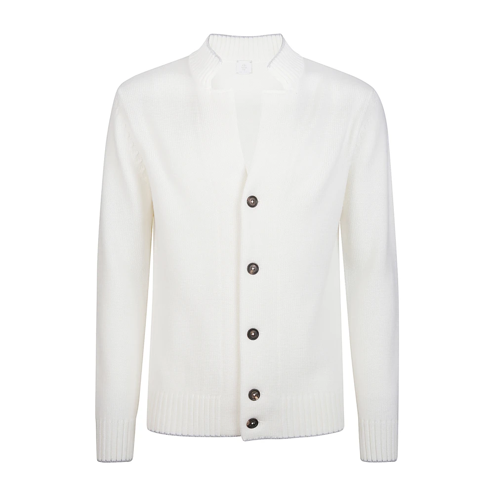 Eleventy Stijlvolle Cardigan voor Vrouwen White Heren