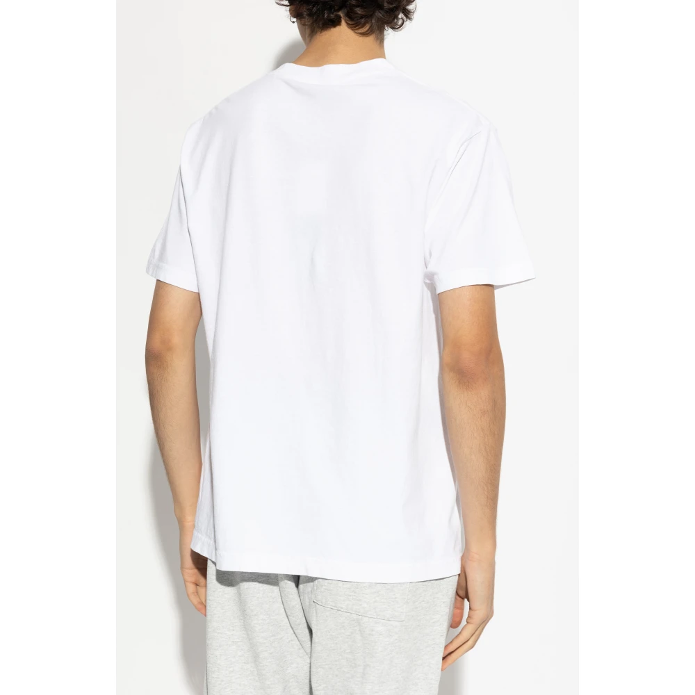 Sporty & Rich T-shirt uit de H&W Crest-collectie White Unisex