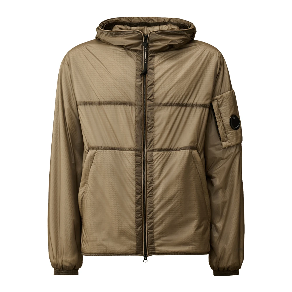 C.P. Company Stijlvolle Medium Jas Beige Heren