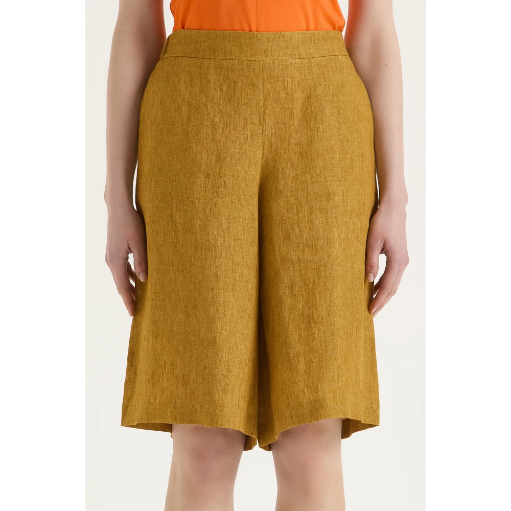 Maliparmi Casual Shorts Yellow Dames