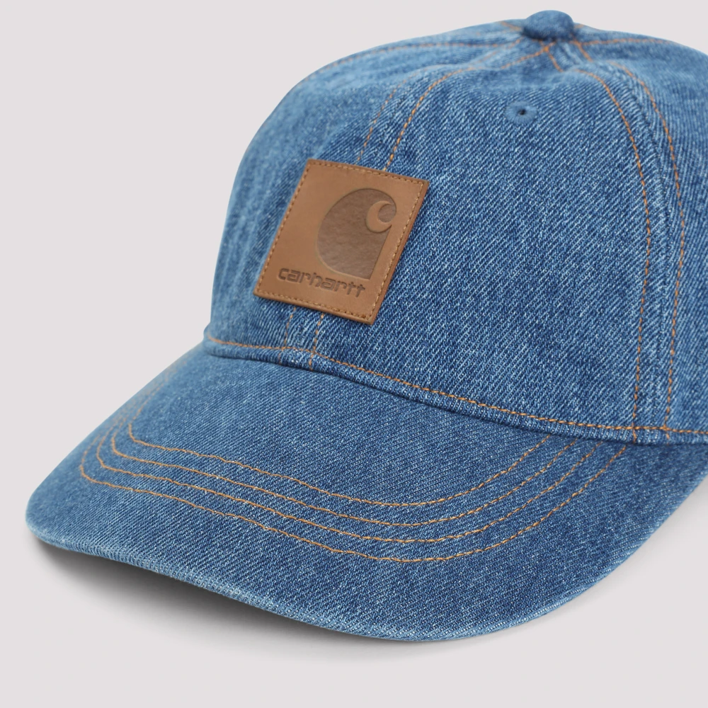 Carhartt WIP Blauwe Lincoln Cap voor stijlvolle uitstraling Blue Heren